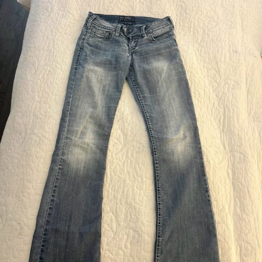 Silver Jeans Women's Light Blue Boot Cut Jeans